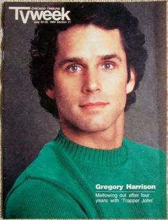 Gregory Harrison Trapper John M D MD TV Guide Jul 1984