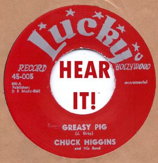 Blues Rockabilly Chuck Higgins Greasy Pig Candied Yam Lucky Sax