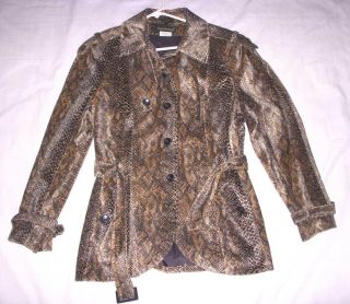 Harve Bernard animal print stunning coat, Size 12