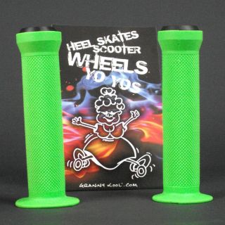 GK Scooter Handlebar Grips Green Includes Bar Ends