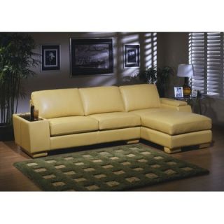 Omnia Furniture City Vibe Leather Sofa   CITV   3SS