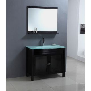 Legion Furniture 39 Single Bathroom Vanity Set in Espresso