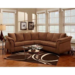 Verona Michelle Microfiber Sectional   2010 LSF FC / 2010 RSF FC