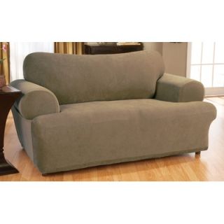 Sure Fit Stretch Pique Sofa Slipcover (T Cushion)   185027270A Taupe
