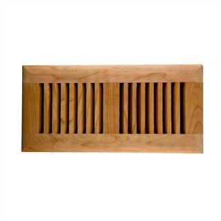 Image Wood Vents American Maple Self Rimming Wood Vent Cover With