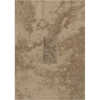 Mohawk Pavin Stone 10 x 14 Decorative Accent Wall Tile in Brown