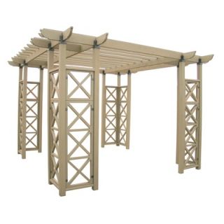 Yardistry 12 x 12 Flat Roof Pergola Room Kit