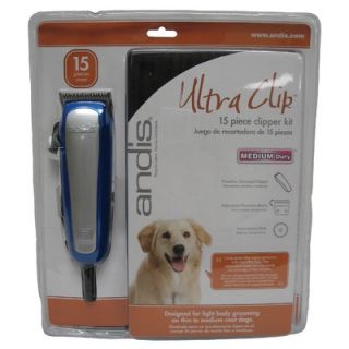 Andis Company 15 Piece Ultra Clip Clipper Kit in Blue