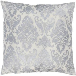 Rizzy Home T 3593 18 Decorative Pillow in Silver White