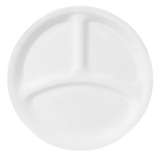 Corelle Livingware 8.50 Divided Dish in Winter Frost White