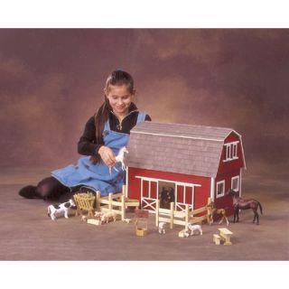 Real Good Toys Ruff n Rustic All American Barn Dollhouse