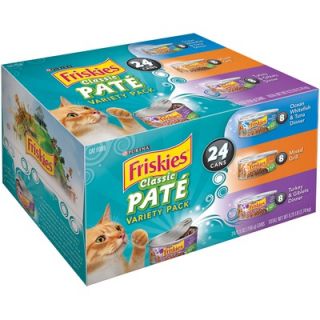  Pate Wet Cat Food Variety Pack (5.5 oz can, case of 24)   5000042034