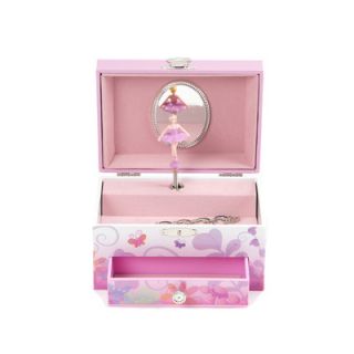 Mele Ashley Girls Musical Ballerina Fairy and Flowers Jewelry Box