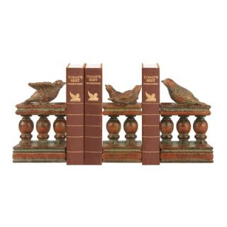 Sterling Industries Bird and Bannister Bookends (Set of 3)