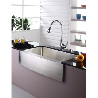  36 Kitchen Sink with Faucet and Soap Dispenser   KHF200 36 KPF1621