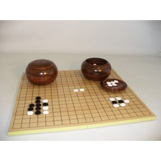 Play All Day Games 0.31 Stone Go Set with Slotted Chess Board