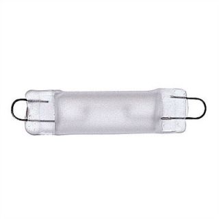  Lighting 10W White Satin Xenon Rigid Loop Base Light Bulb   9721 33