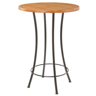 Stone Country Ironworks Bistro 40 Bar Table in Honey Pine   900 580
