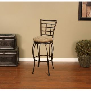 American Heritage Licata Stool in Coco with Taupe Microfiber   829CC