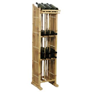Bamboo54 Natural Bamboo 39 Bottle Wine Rack