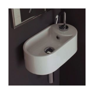 Seventy 41 Above Counter or Wall Mounted Single Hole Bathroom Sink in