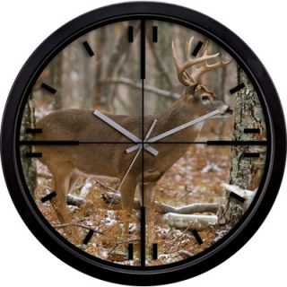 La Crosse Technology Deer in Crosshairs Wall Clock