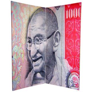 Oriental Furniture 6Feet Tall Double Sided Gandhi Room
