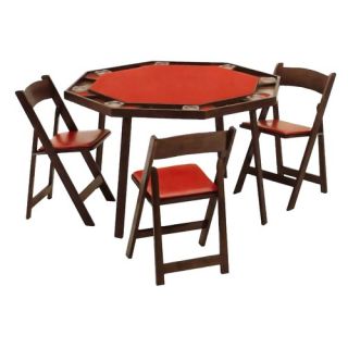 Kestell Furniture 57 Oak Period Style Folding Poker Table