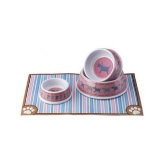 Ethical Pet Puppy Love No Tip Dish in Pink   6860/61