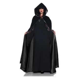 Underwraps 63 Deluxe Velvet and Black Satin Lining Cape Costume