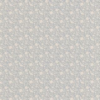 New Country Folk Floral Wallpaper in Sky Blue   418 58504
