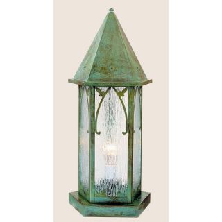  Minka Cranston Outdoor Post Mount Lantern in Vintage Rust   8256 61