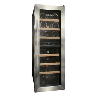 Vinotemp 48 Bottle Dual Zone Thermoelectric Wine Cooler   VT 48TEDS