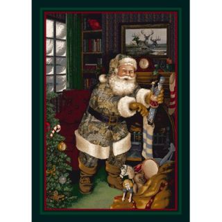 Milliken Realtree Camo Santa Christmas Novelty Rug   534711 63909