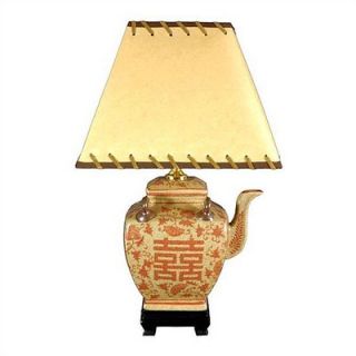 Oriental Furniture Chinese Teapot Lamp   LMP JCO X3409