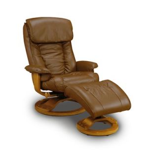  819 Series Leather Ergonomic Recliner and Ottoman   819/73/102