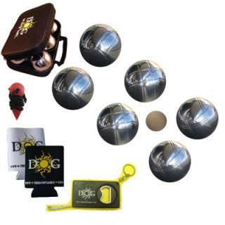 The Day of Games 73mm Petanque Game Set   TGSILV00011