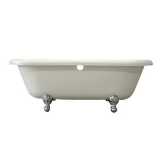 Elements of Design Vintage 67 x 30 Acrylic Bath Tub in White
