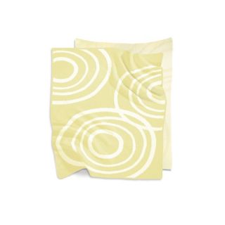 Organic Knit Blanket in Daffodil Yellow