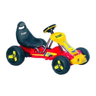Lil Rider Racer Battery Powered Go   Kart in Red   80 665B