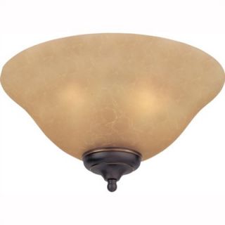 Monte Carlo Fan Company Teastain Mission Three Light Ceiling Fan Light