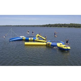 Aqua Jump 150 Eclipse Trampoline with Launch and Log