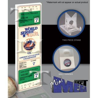 Thats My Ticket MLB 1986 World Series Mini Mega Ticket   New York