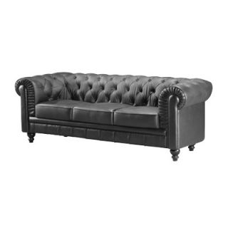 dCOR design Aristocrat 2 Piece Living Room Set in Black