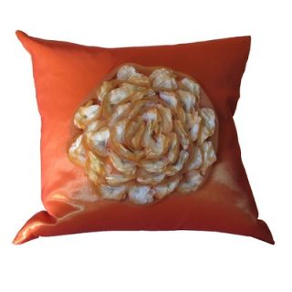 Debage Inc. Valencia Square Taffeta Pillow in Orange   W 1645 20