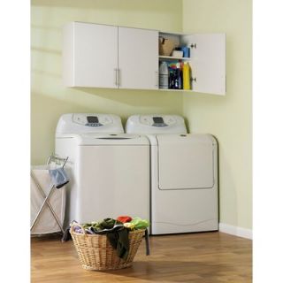 Prepac Elite Garage/Laundry Room Topper & Wall Cabinet with 3 Doors