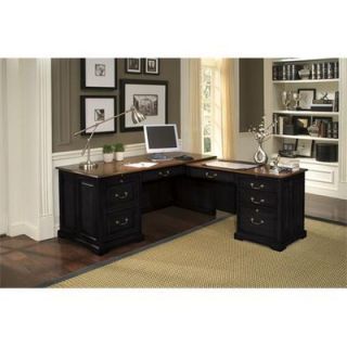 Riverside Furniture Bridgeport L Shape Desk Office Suite   7158
