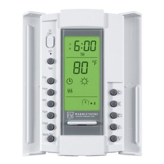 WarmlyYours SmartStat Programmable Thermostat for Dual Voltage