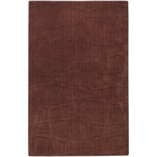 Candice Olson Sculpture Chocolate Checked Rug   SCU7500