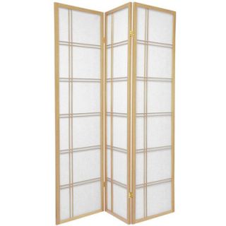 Oriental Furniture Double Cross Room Divider in Natural   SSCDBLX